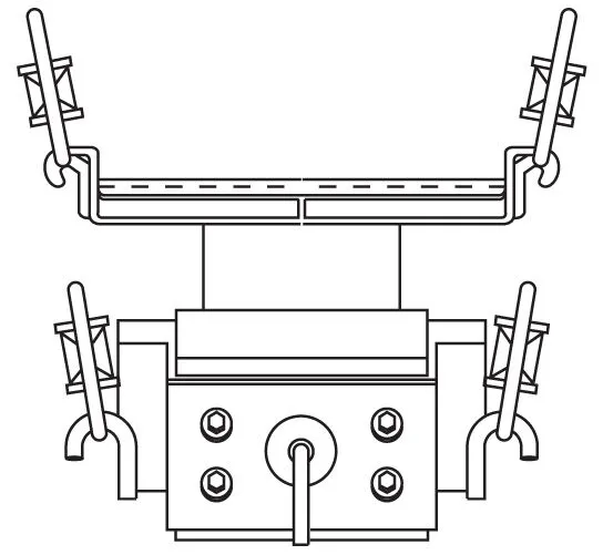 Electromagnetic Vibrating Feeders sketch