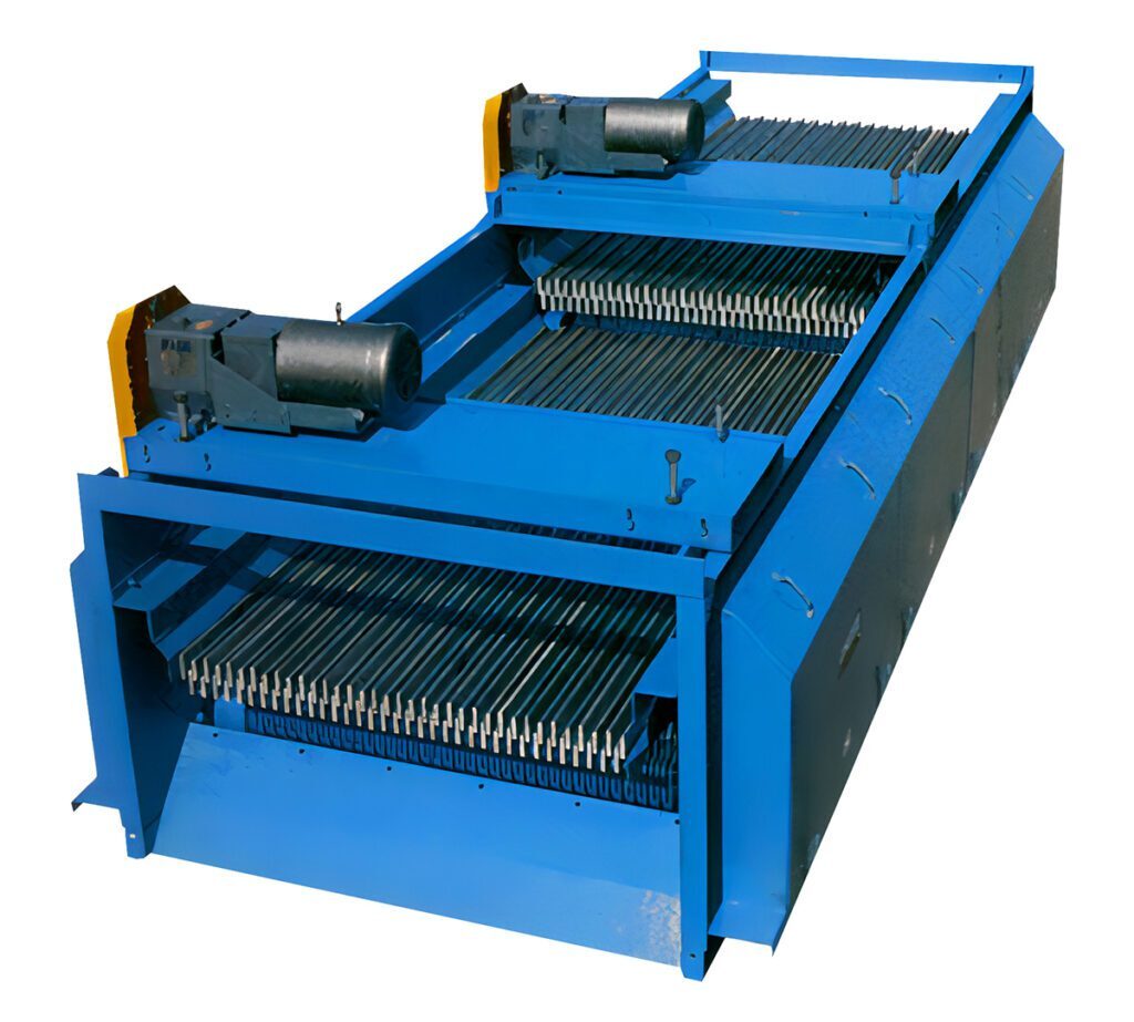 Jeffrey Rader® DynaGage™ Bar Screen with multiple screening decks and parallel bar assemblies designed for precise chip thickness classification and fines removal.