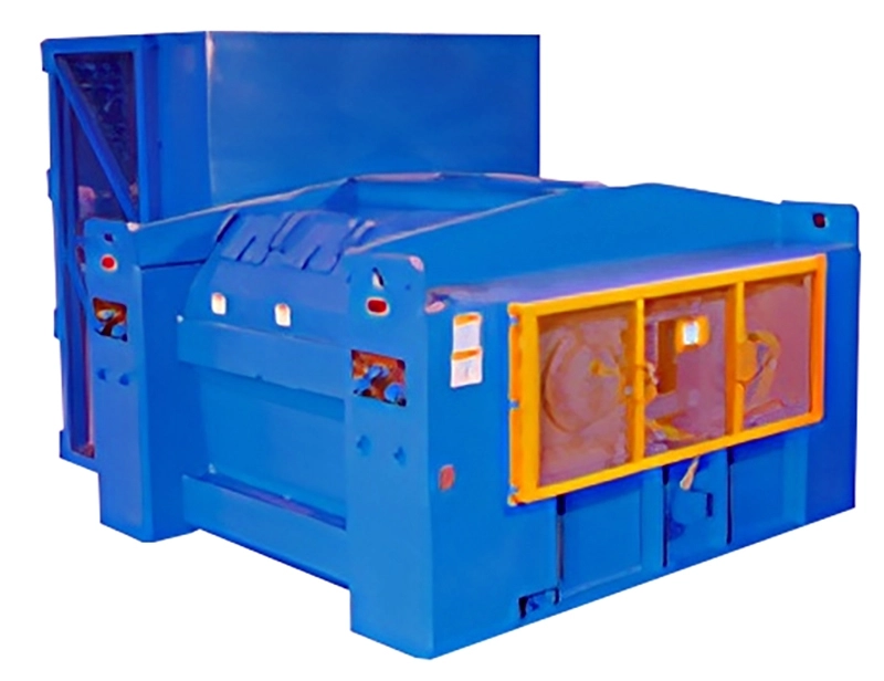 Jeffrey Rader® DynaYield™ II Chip Conditioner with enclosed processing chamber and access panels designed to improve wood chip quality and increase pulp yield.